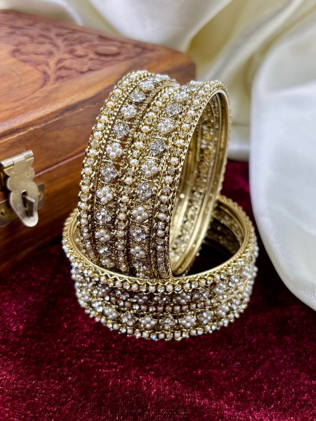 Ishhaara Elegant Golden Embroidered Saree Blouse - A woman wearing a golden embroidered saree blouse - view 2