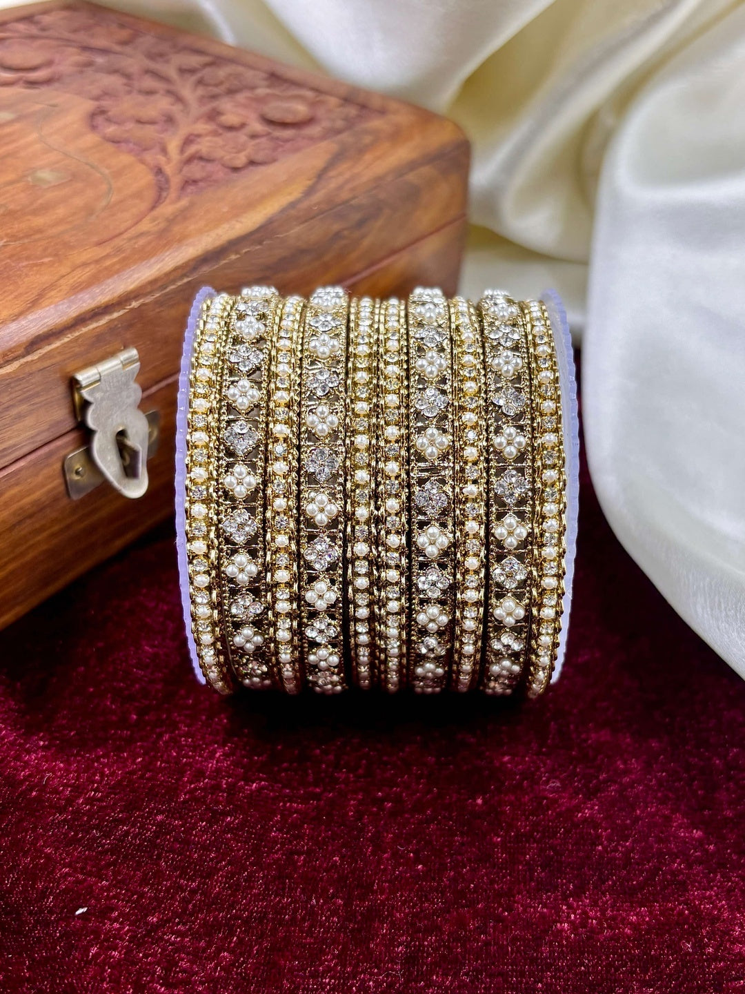 Ishhaara Elegant Golden Embroidered Saree Blouse - A woman wearing a golden embroidered saree blouse - view 3