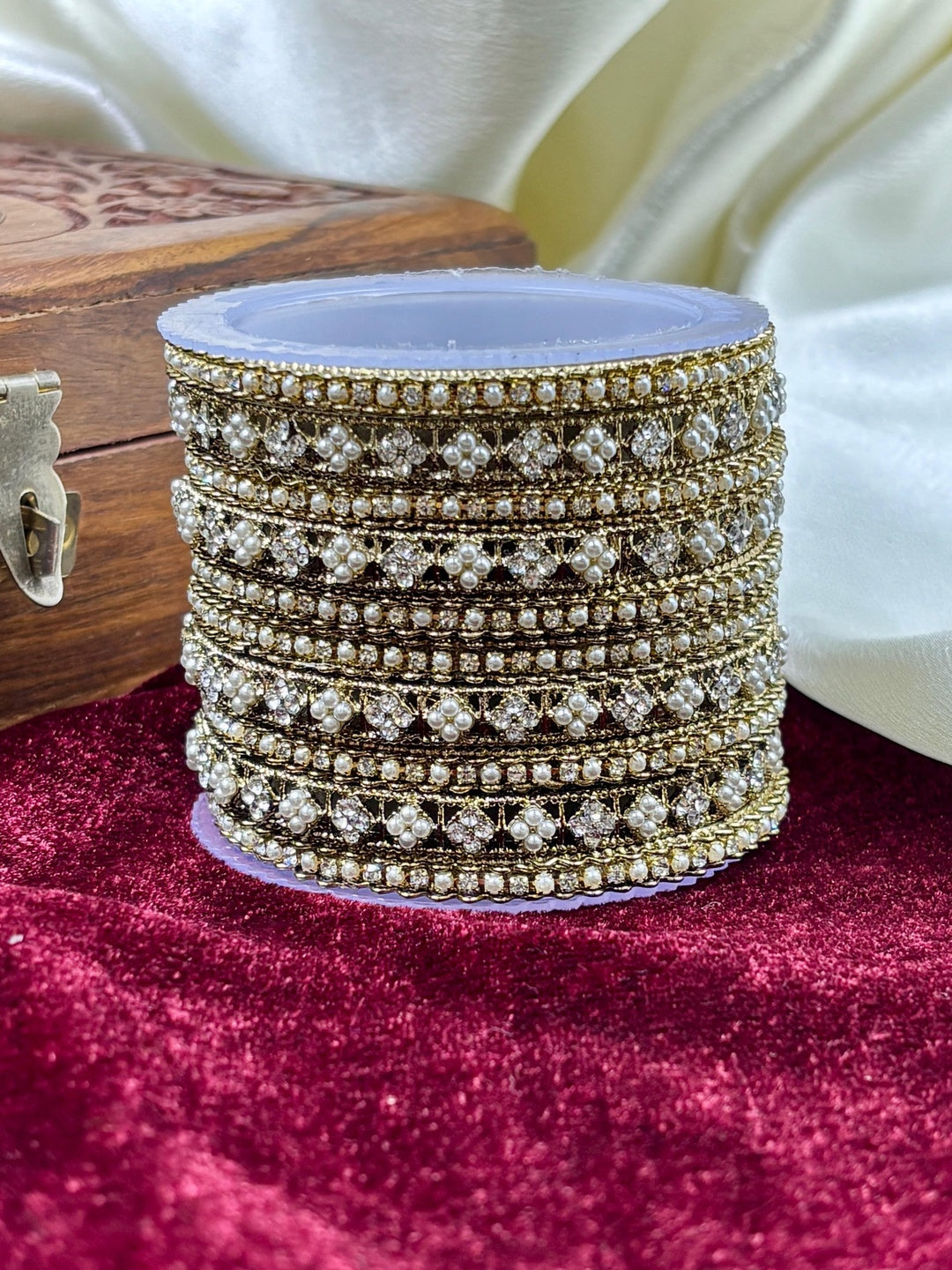 Ishhaara Elegant Golden Embroidered Saree Blouse - A woman wearing a golden embroidered saree blouse - view 5