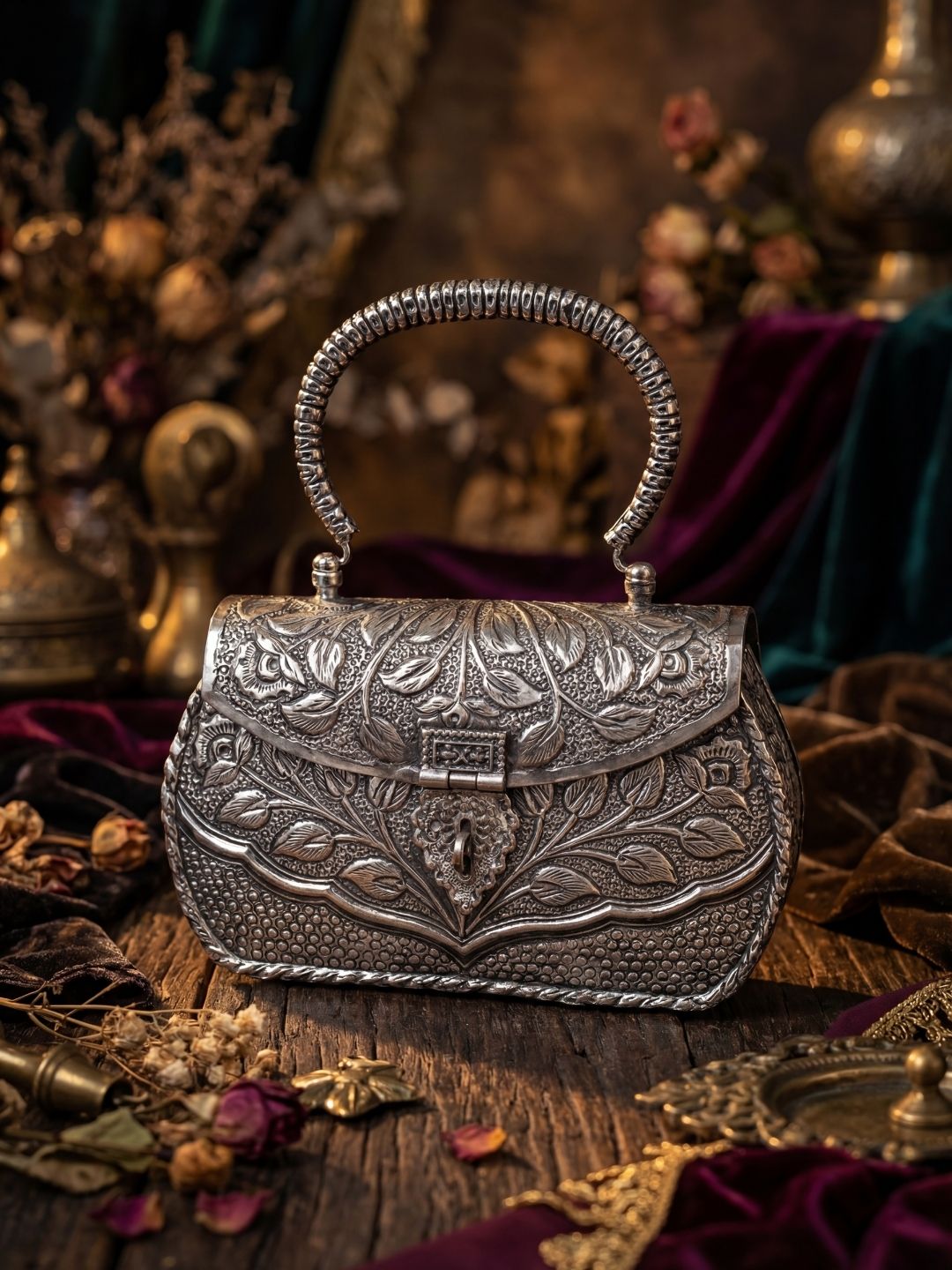 Ishhaara Elegant Hand Carved High Quality Clutch
