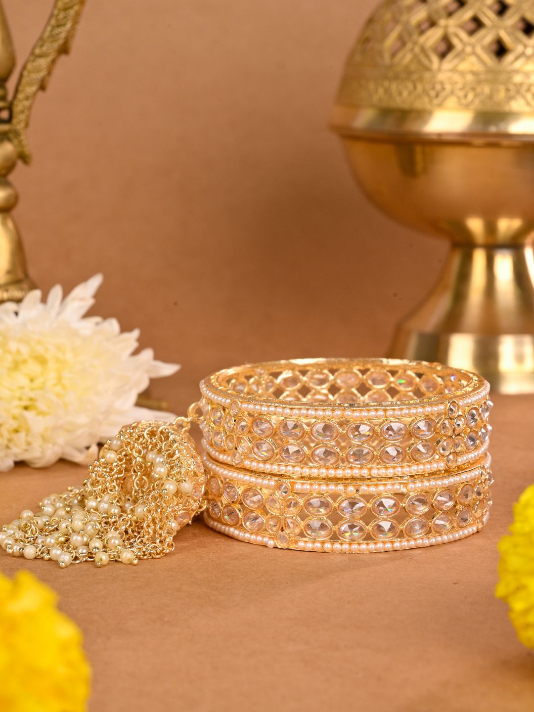 Ishhaara Elegant Latkan Bangles Set