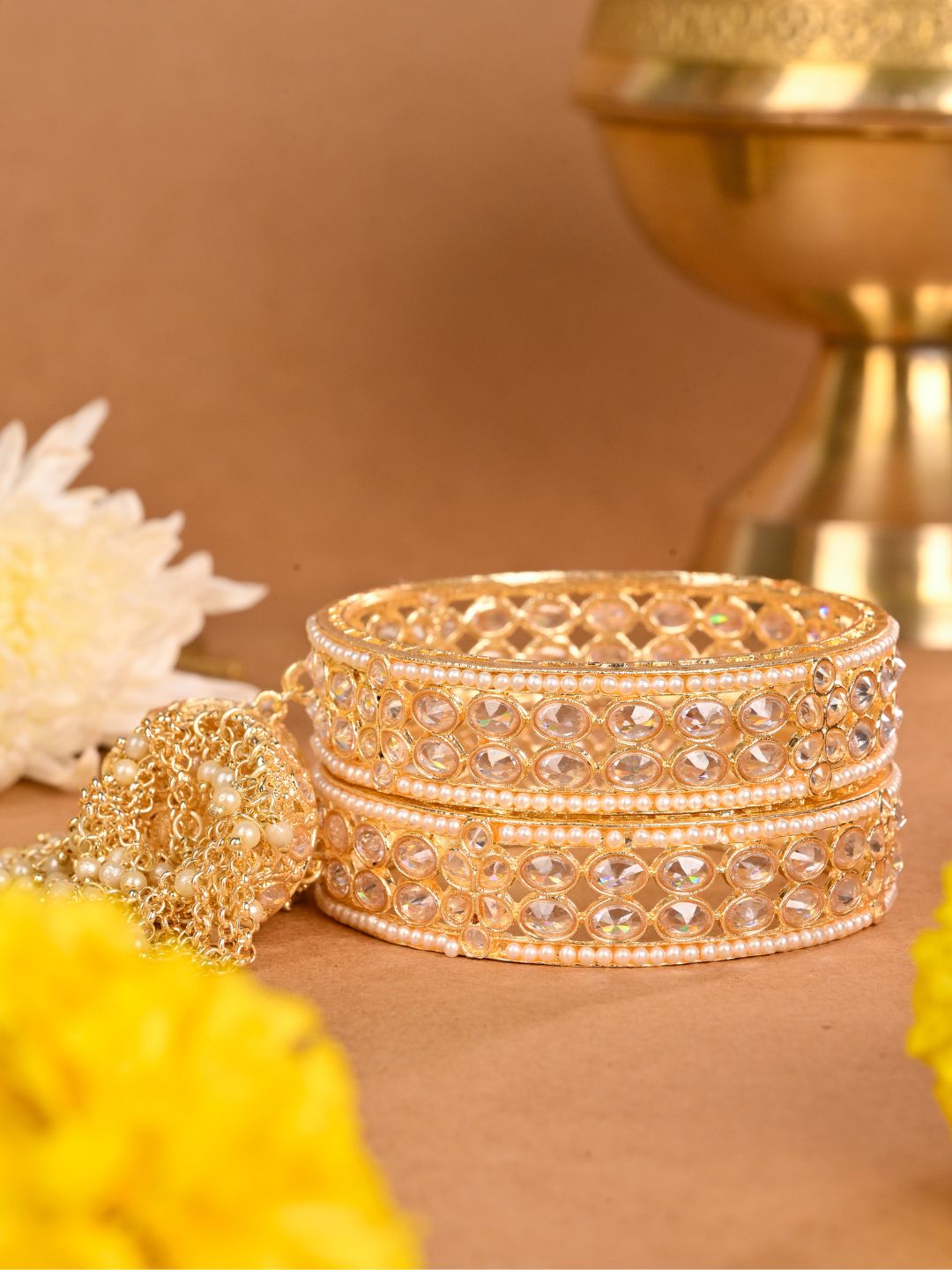 Ishhaara Elegant Latkan Bangles Set