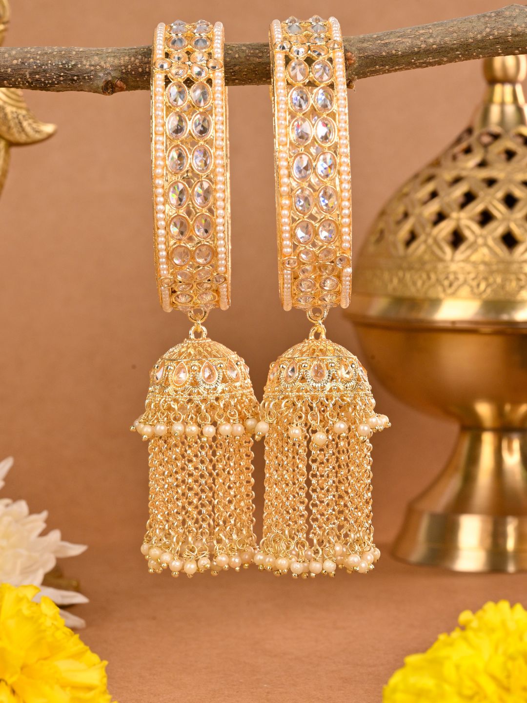 Ishhaara Elegant Latkan Bangles Set