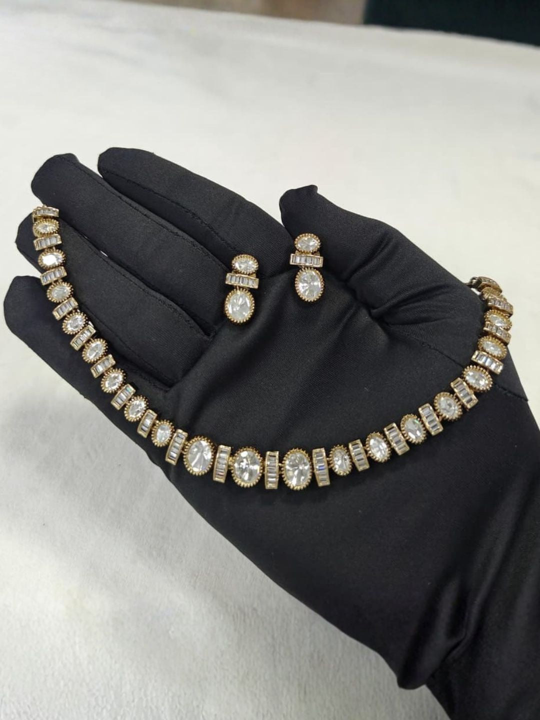 Ishhaara Elegant Polki Choker Necklace