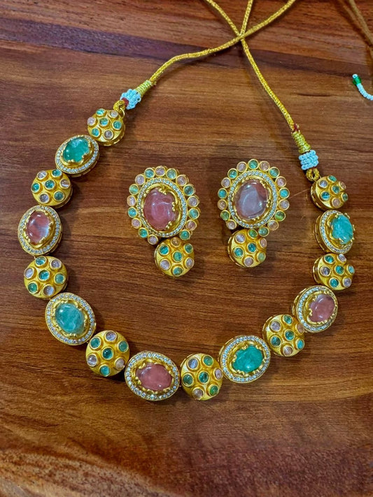 Ishhaara Elegant Statement Necklace Set