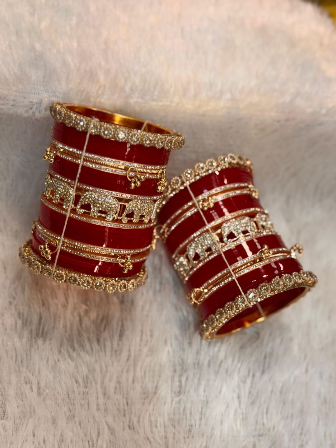 Ishhaara Elephant Motif Punjabi Bridal Chooda