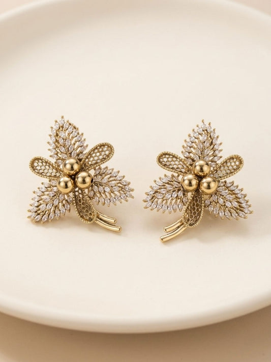 Ishhaara Emblished Stone Studded Earrings