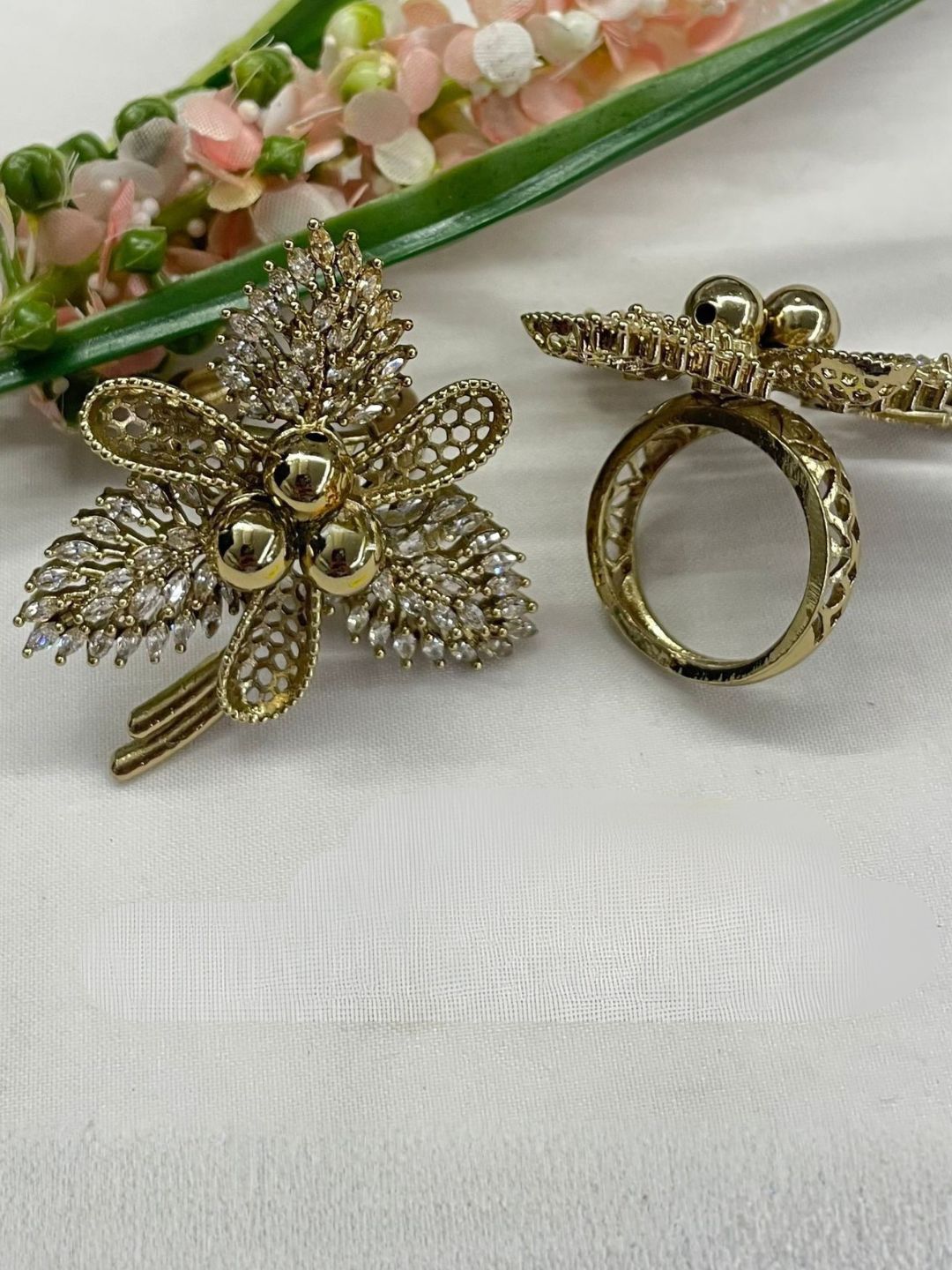 Ishhaara Emblished Stone Studded Ring