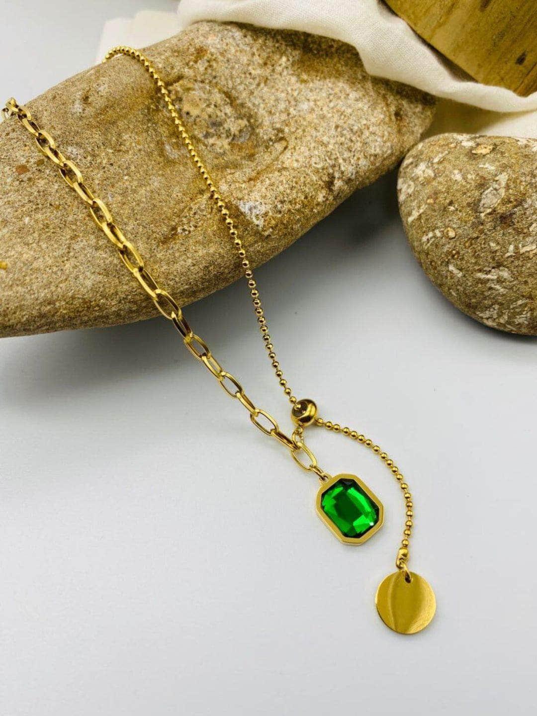 Ishhaara Emerald Necklace