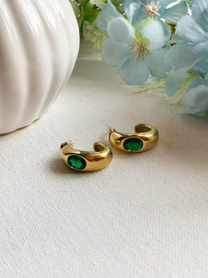 Ishhaara Esmeralda Earrings