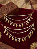 Ishhaara Ethnic Pearls Studded Ear Chain