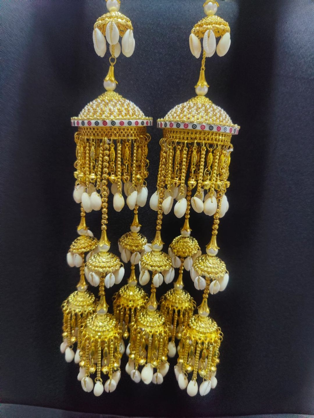 Ishhaara Evil Eye Bangle Studded Multi Layered Kaleera