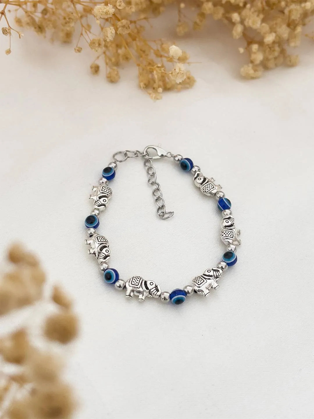 Ishhaara Evil Eye Blue Charm Bracelet