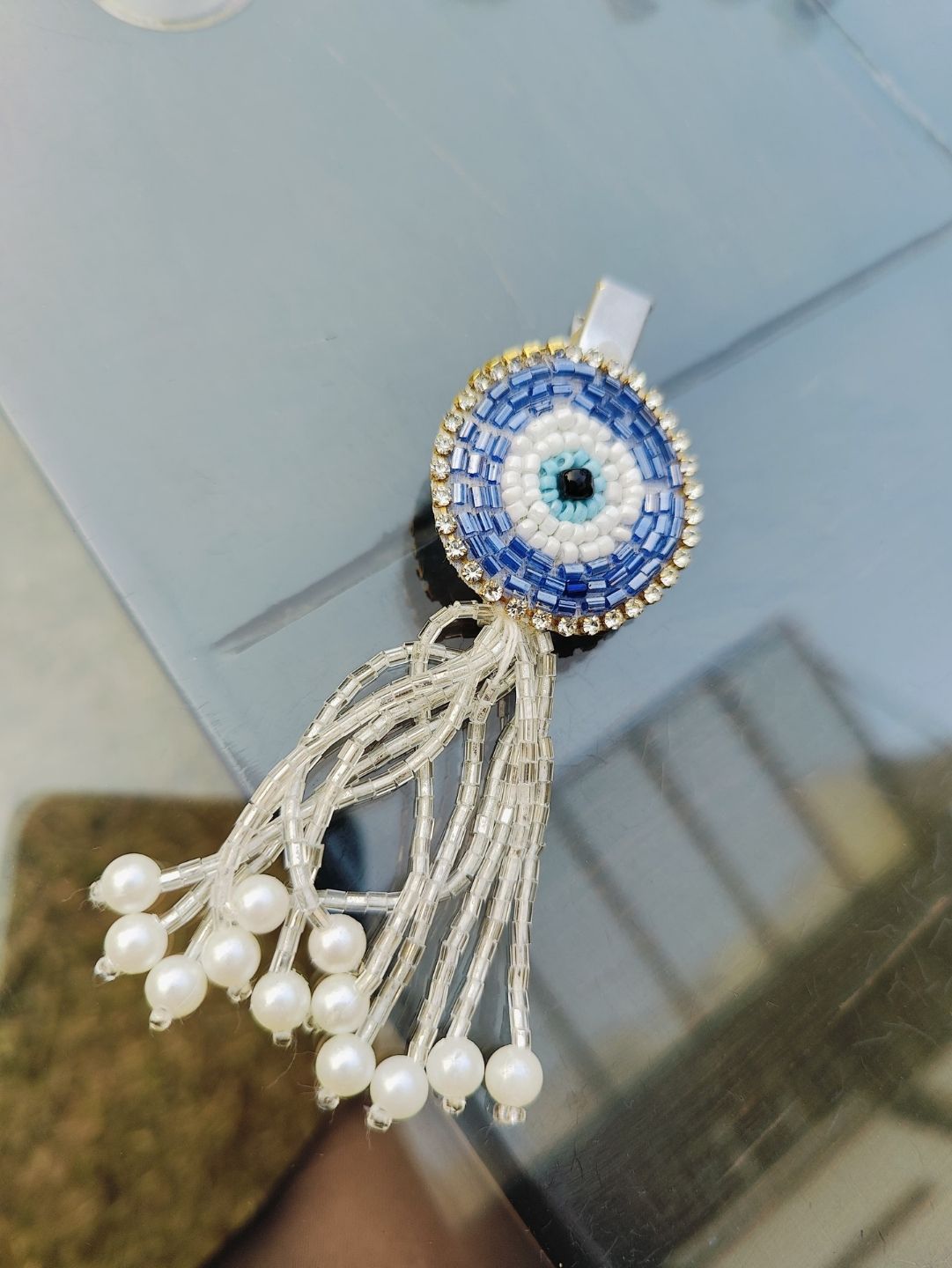 Ishhaara Evil Eye Brooch