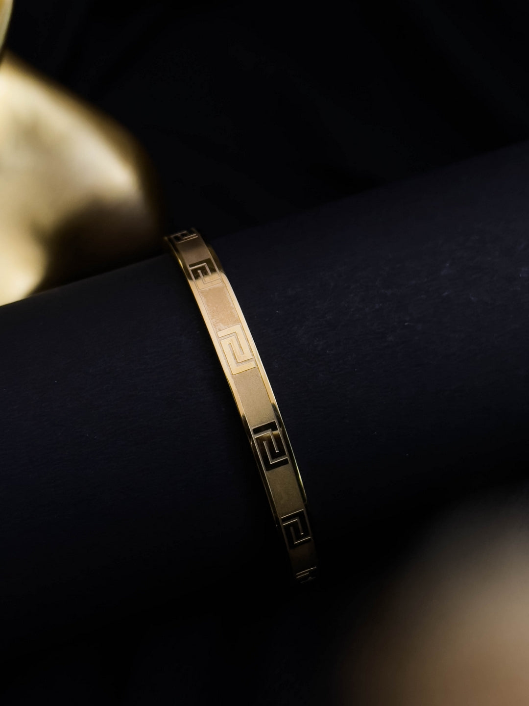 Ishhaara Exclusive Designer Gold Plated Kada Bracelet
