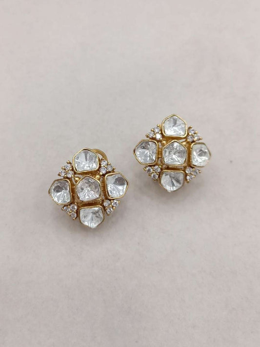 Ishhaara Exclusive Jadau Jewelry With Moissanite Kundan Stone