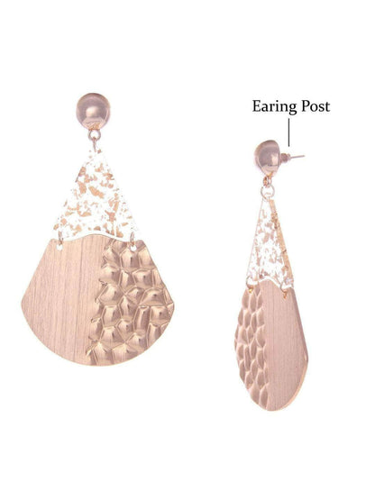 Ishhaara Fan Earrings Gold