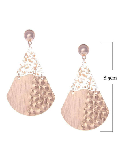 Ishhaara Fan Earrings Gold