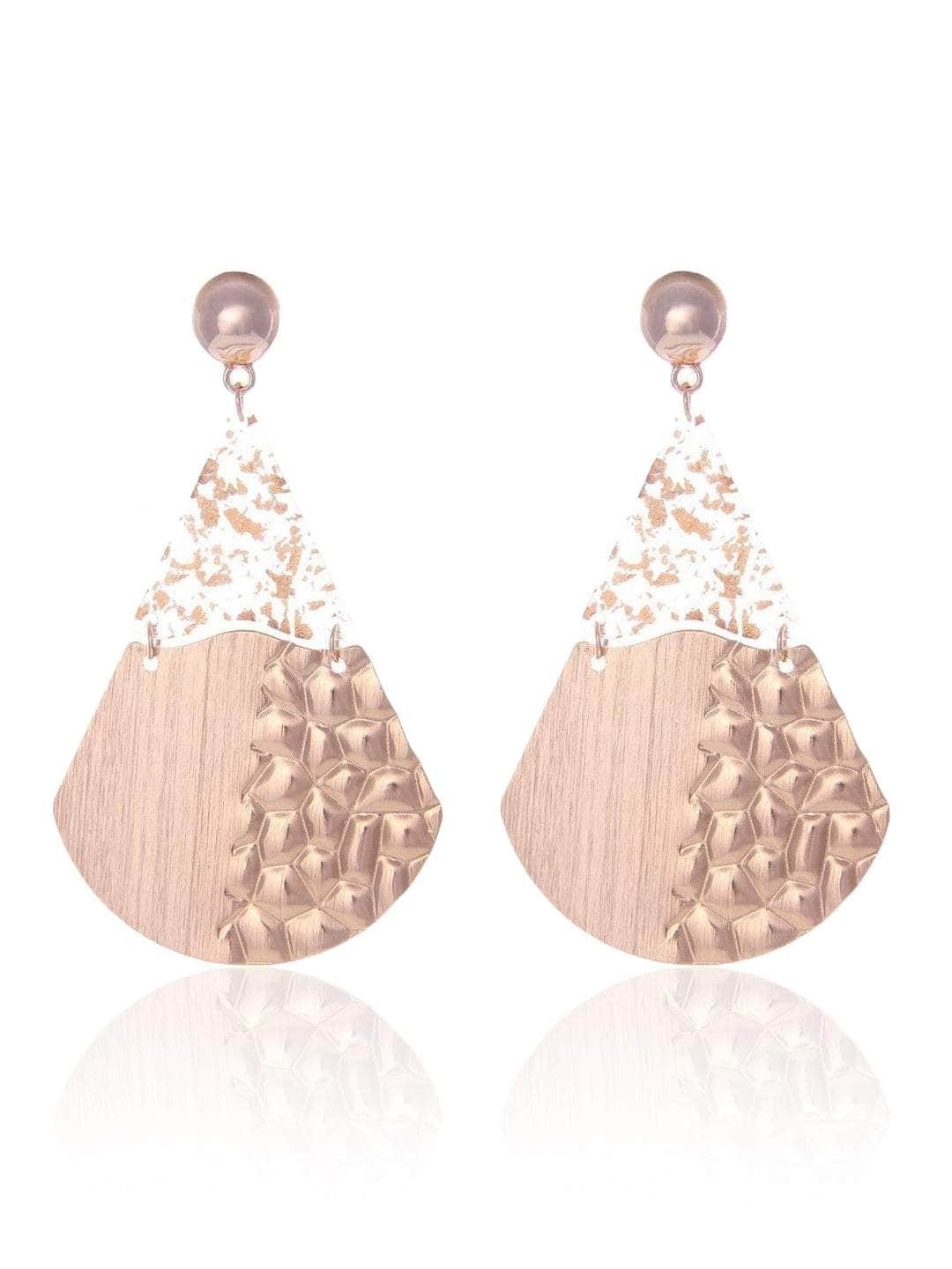 Ishhaara Fan Earrings Gold
