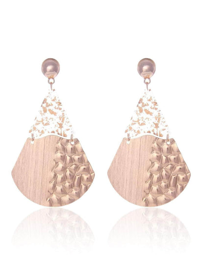 Ishhaara Fan Earrings Gold