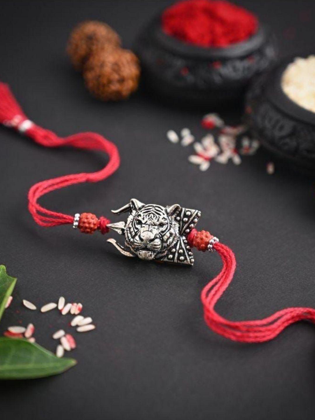 Ishhaara Fancy German Silver Rakhi