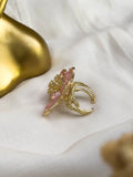 Ishhaara Fashion Crystal Adjustable Rings