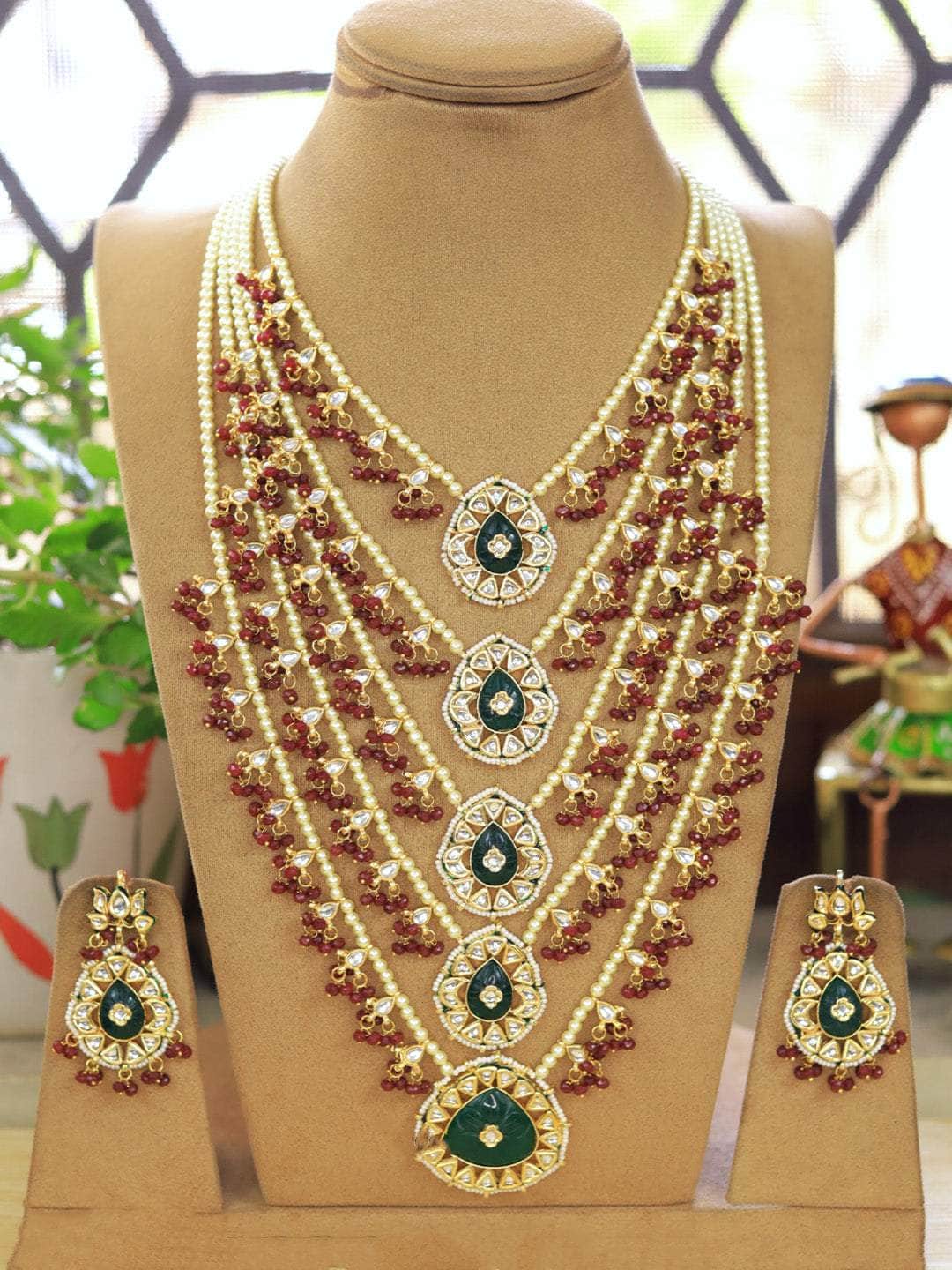Ishhaara Five Layered Bridal Necklace