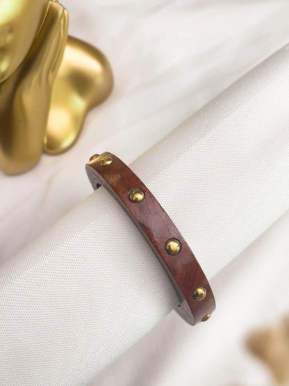 Ishhaara Flat Wooden Bangles