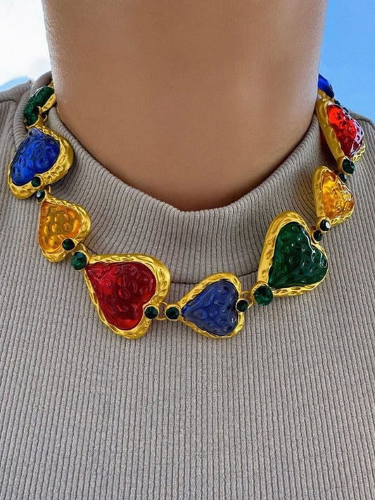 Ishhaara Fleur De Coeur Necklace