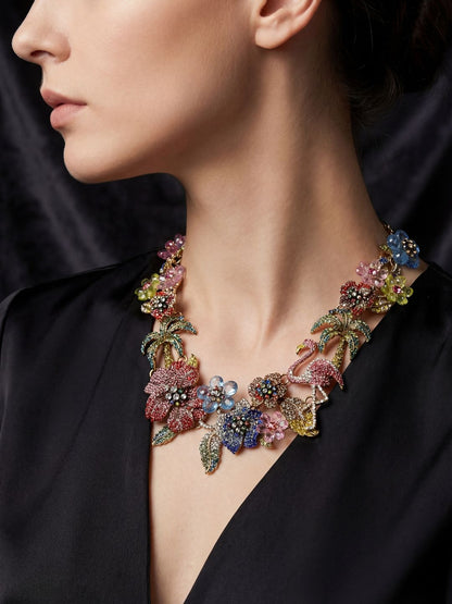 Ishhaara Flora Flame Necklace