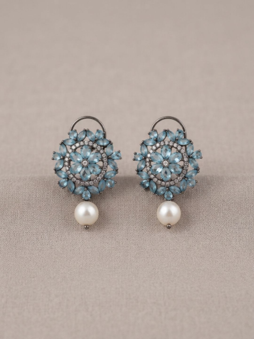 Ishhaara Floral Drop Earrings