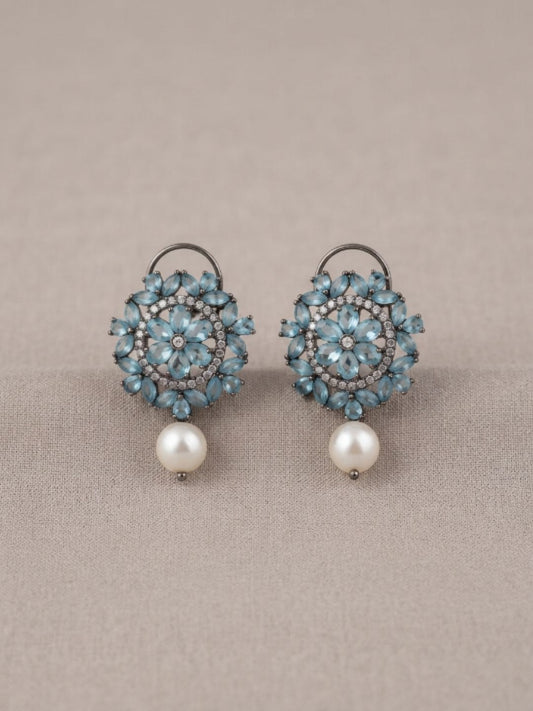 Ishhaara Floral Drop Earrings