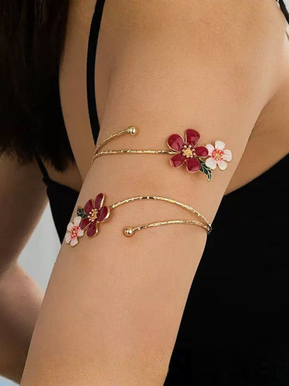 Ishhaara Floral Elegance Arm Cuff