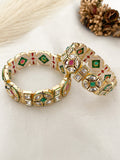 Ishhaara Floral Kundan Bangle