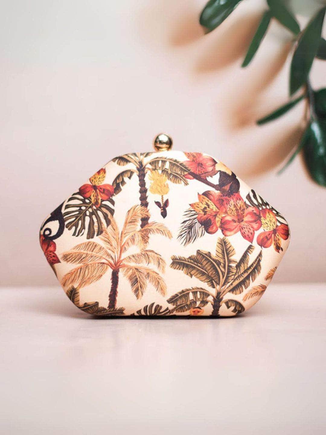 Ishhaara Floral Vintage Clutch