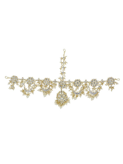 Ishhaara Flower And Chand Motif Sheesh Phool