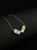Ishhaara Four Leaf Clover Magnet Heart Necklace Pendants