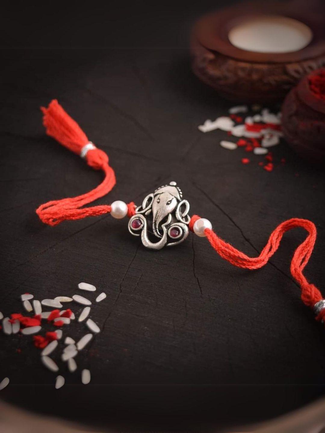 Ishhaara Ganpathi Bappa German Silver Rakhi
