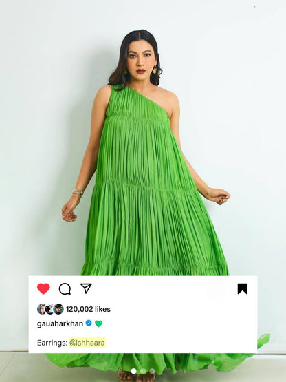 Ishhaara Gauahar Khan In Citrine Diamond Earrings