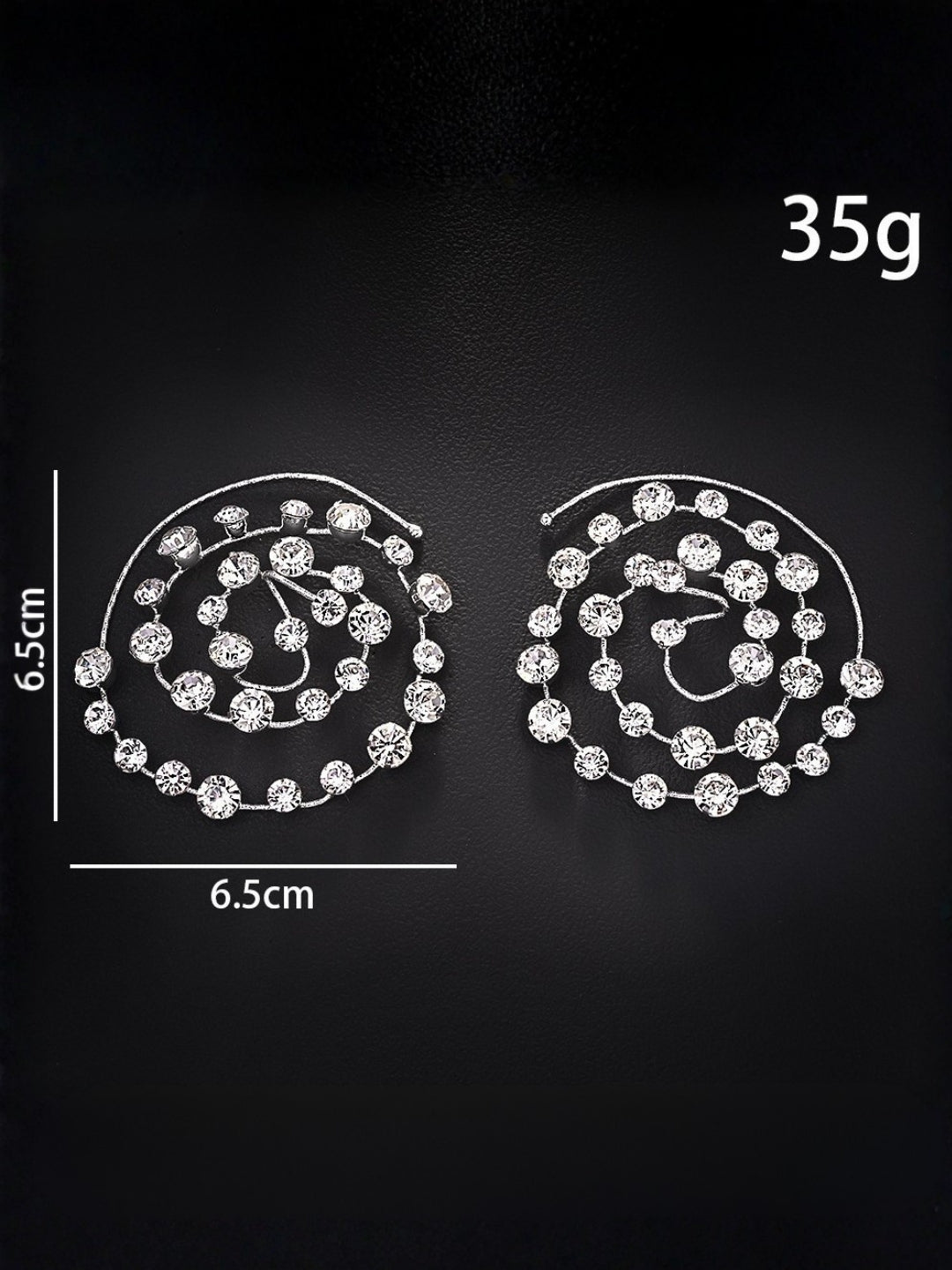 Ishhaara Geometric Circle Earcuff Earrings