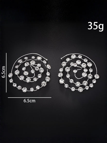 Ishhaara Geometric Circle Earcuff Earrings