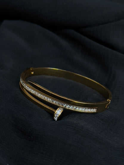 Ishhaara Glamlife Studded Cuff Nail Bracelet