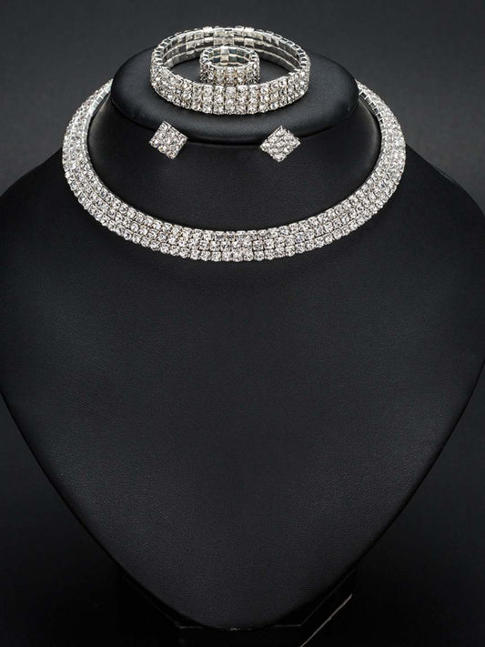 Ishhaara Glamorous Stone Studded Choker Set