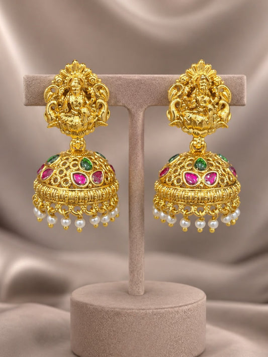 Ishhaara Goddess Lakshmi Jhumka