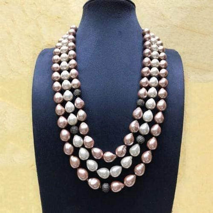 Ishhaara Gold Baroque Layered Necklace