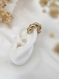 Ishhaara Gold Croissant Vintage Earcuff