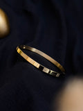 Ishhaara Gold Cuff Bracelet