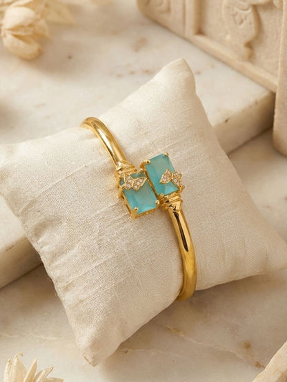 Ishhaara Gold Finish Flexible Bracelet