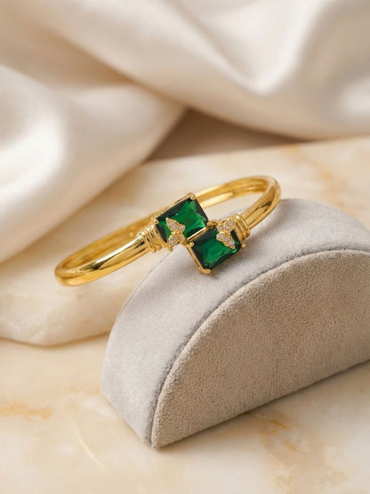 Ishhaara Gold Finish Flexible Bracelet