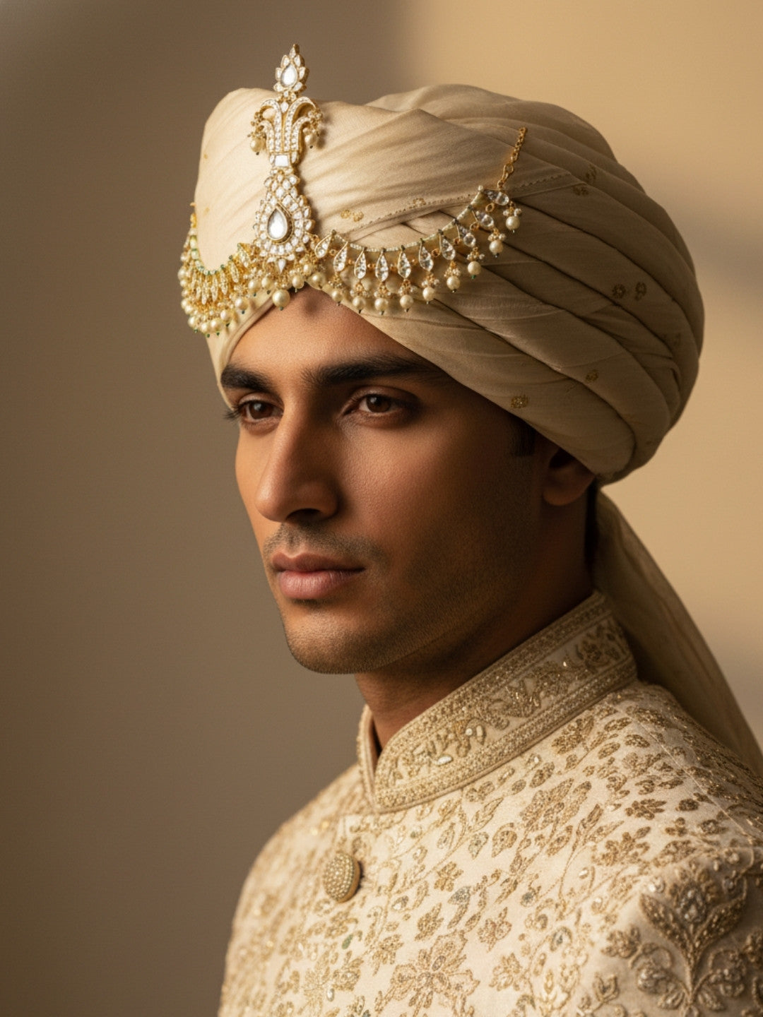 Ishhaara Gold Finish Jadau Kundan Kalangi